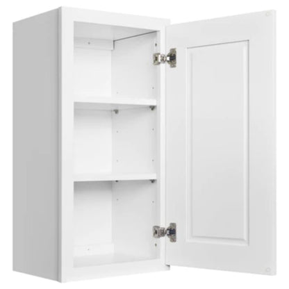 LessCare 12" x 30" x 12" Alpina White Wall End Kitchen Cabinet - WEC1230