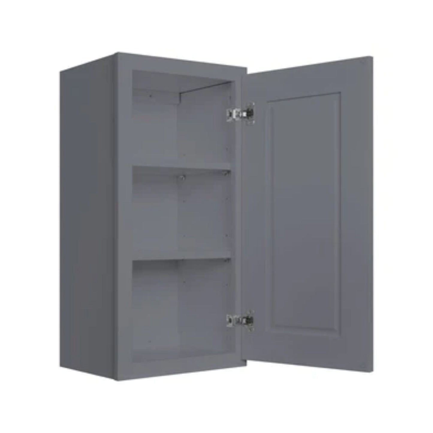 LessCare 12" x 30" x 12" Colonial Gray Wall End Kitchen Cabinet - WEC1230