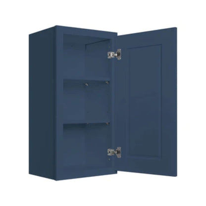 LessCare 12" x 30" x 12" Danbury Blue Wall End Kitchen Cabinet - WEC1230