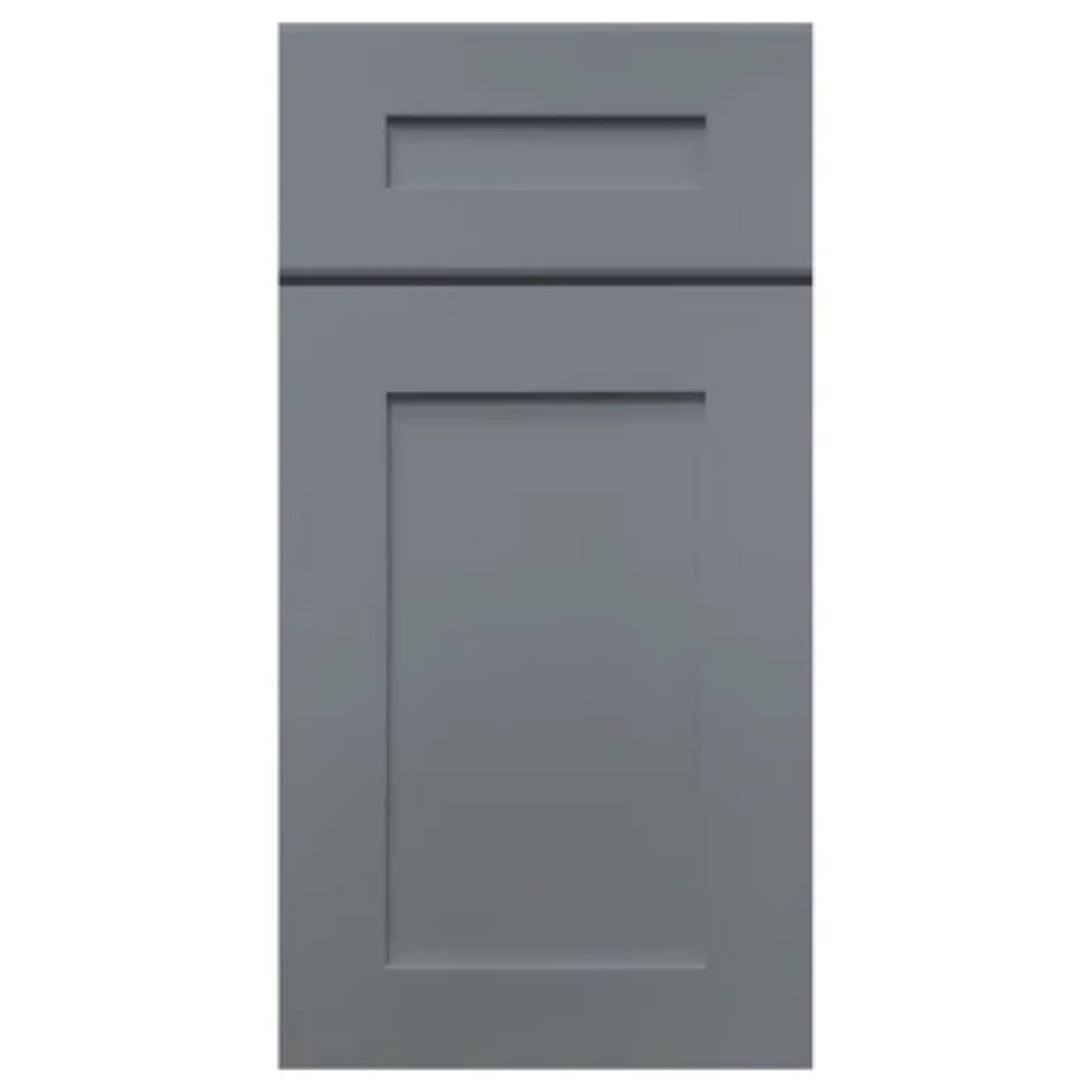 LessCare 12" x 34.5" x 21" Colonial Gray Vanity Drawer Base Cabinet