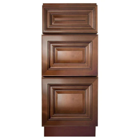 LessCare 12" x 34.5" x 21" Geneva Vanity Drawer Base Cabinet