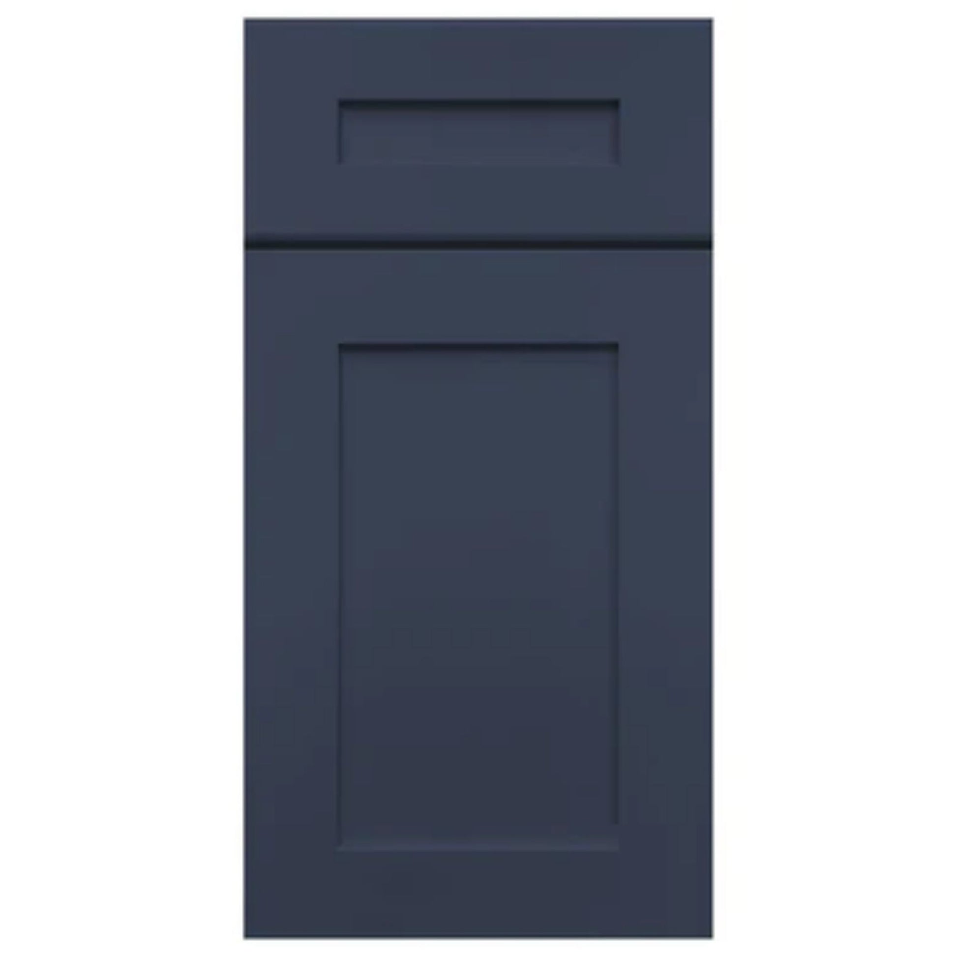 LessCare 12" x 34.5" x 24" Danbury Blue Drawer Base Kitchen Cabinet - DB12