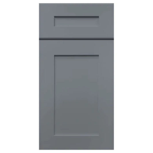 LessCare 12" x 36" x 12" Colonial Gray Wall End Kitchen Cabinet - WEC1236