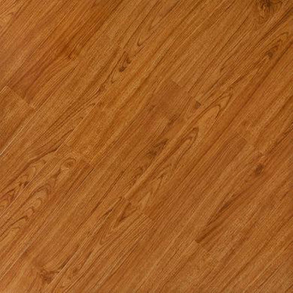 LessCare 12mm Rosewood Cherry High Glossy Finish Laminate Flooring – 23.1 Sq. Ft. per Box (Set of 14 Planks)