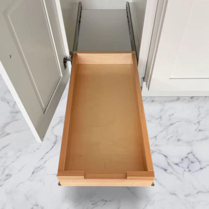 LessCare 18" Danbury Blue Rollout Cabinetry Drawer Upgrade