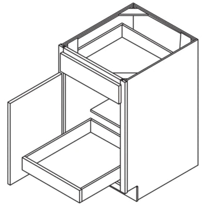LessCare 18" Geneva Rollout Cabinetry Drawer Upgrade