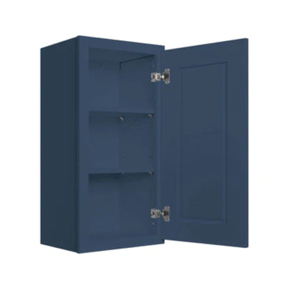 LessCare 18" x 36" x 12" Danbury Blue Wall Kitchen Cabinet - W1836
