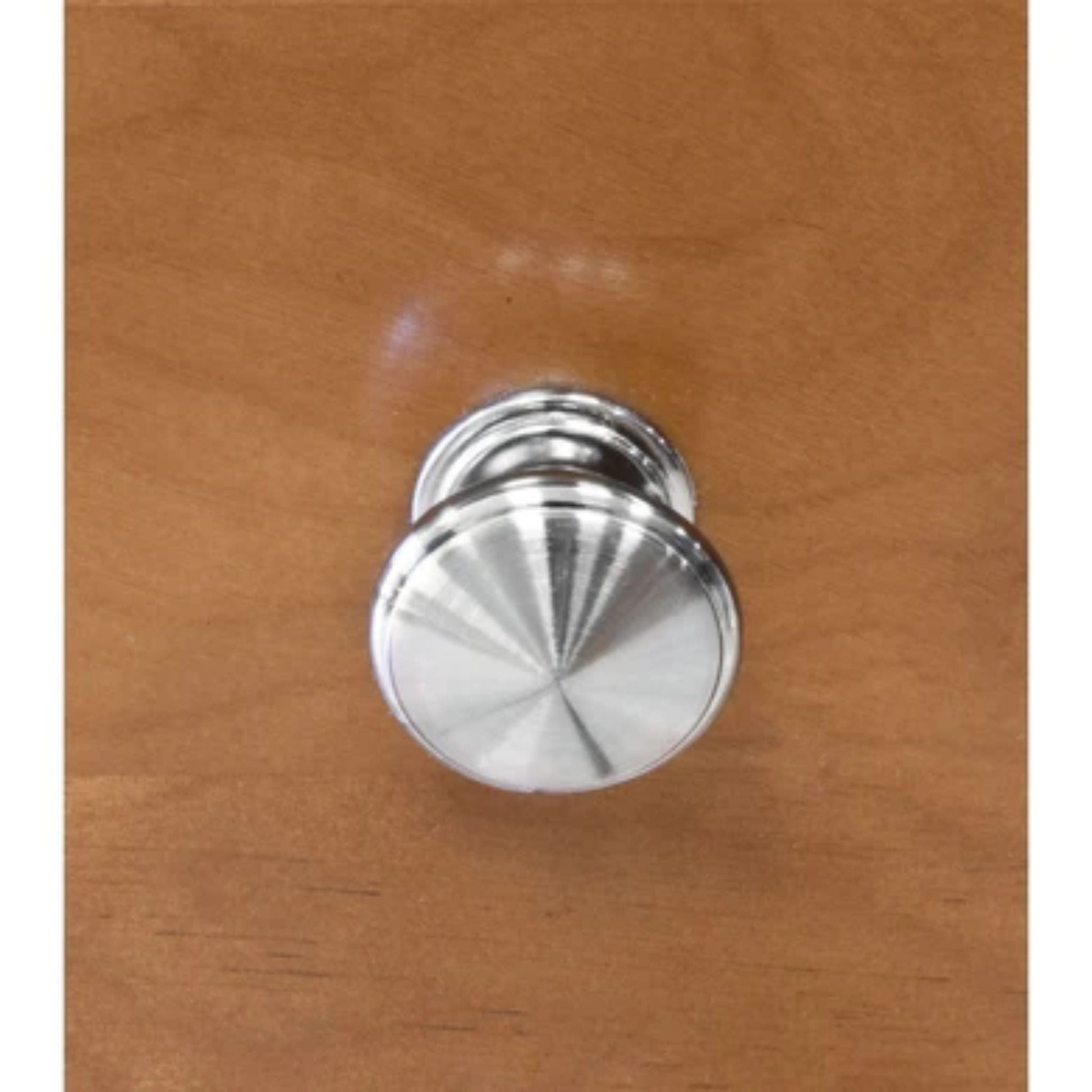 LessCare 1.125" Brushed Nickel Knob Door/Drawer Pull - P-10