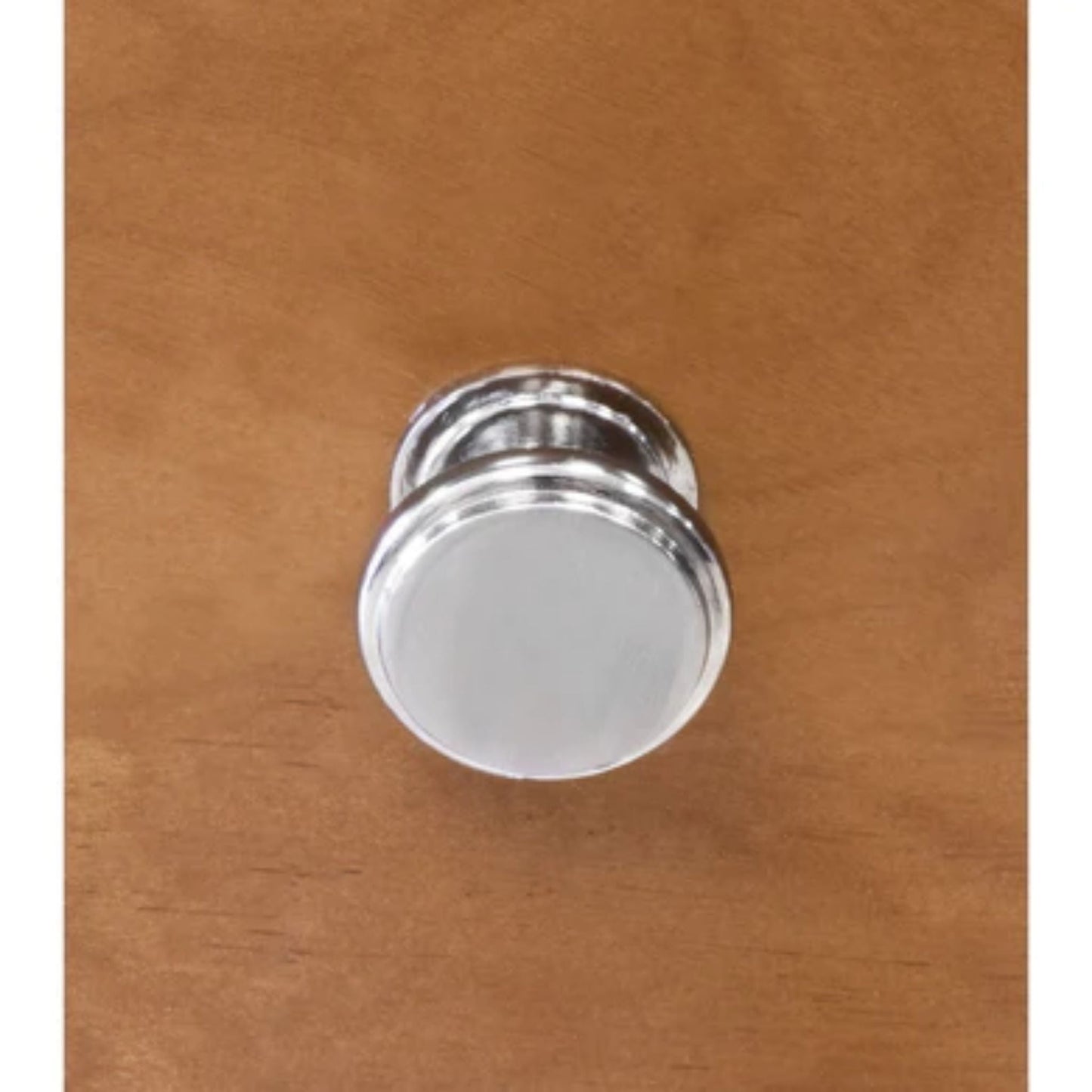 LessCare 1.125"W Brushed Nickel Knob Door/Drawer Pull - P-11