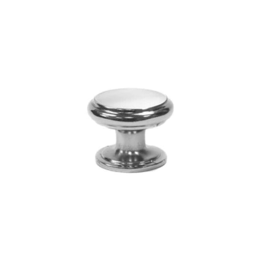 LessCare 1.125"W Brushed Nickel Knob Door/Drawer Pull - P-11