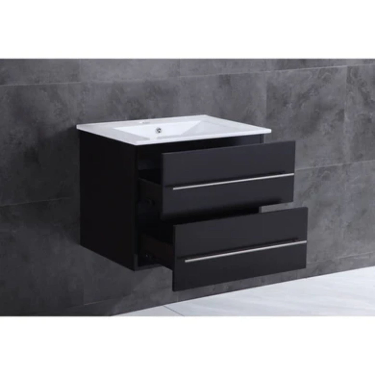 LessCare 23" Espresso Vanity Cabinet Modern