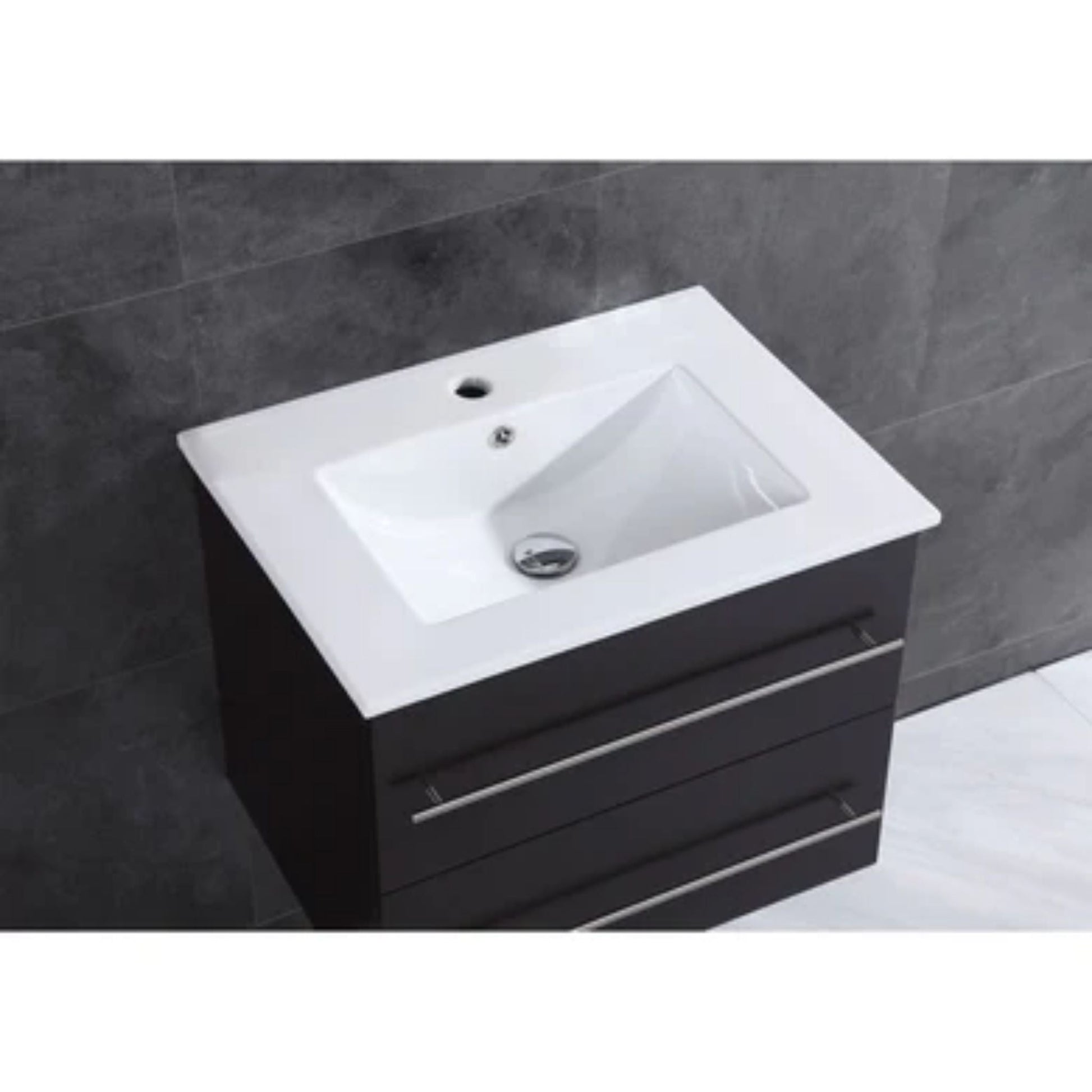 LessCare 23" Espresso Vanity Cabinet Modern