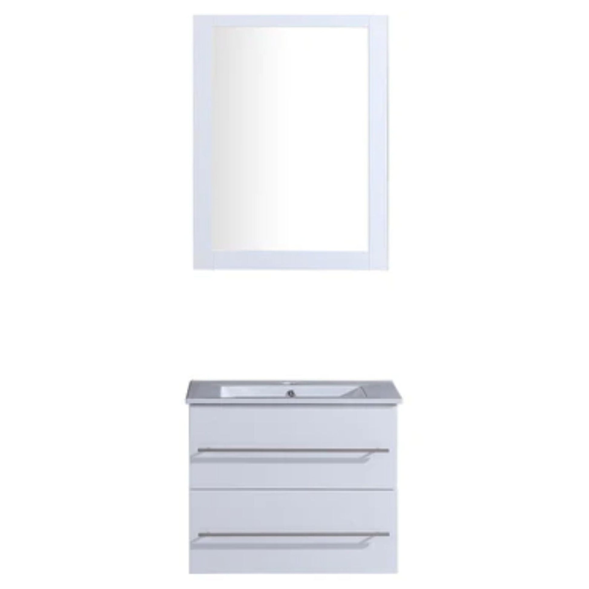 LessCare 23" White Vanity Cabinet Modern