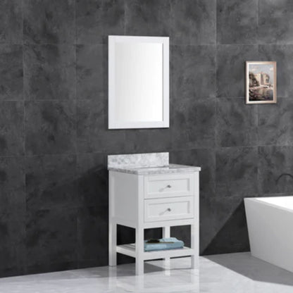 LessCare 23" White Vanity Cabinet Set