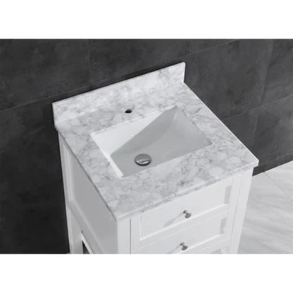 LessCare 23" White Vanity Cabinet Set