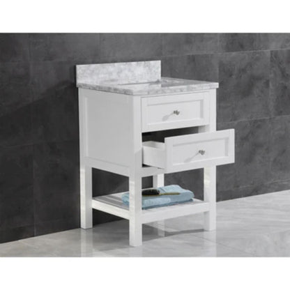 LessCare 23" White Vanity Cabinet Set