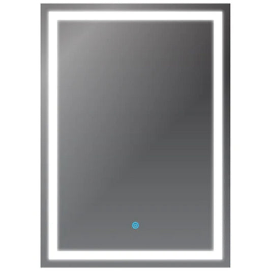 LessCare 23" x 32" Modern Super White LED Front/Backlit Frameless Mirror - Touch Sensors and Defogger