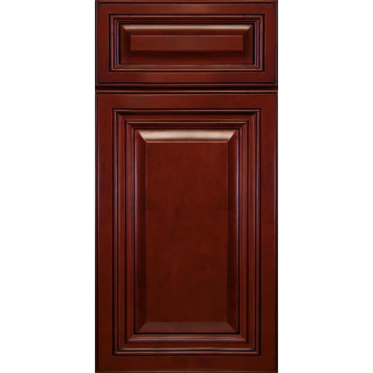 LessCare 24" x 30" x 12" Cherryville Mullion Diagonal Corner Wall Kitchen Cabinet - DCMD2430