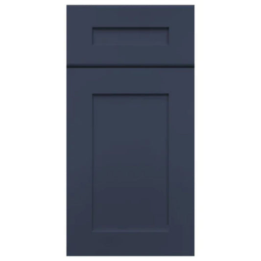 LessCare 27" x 42" x 15" Danbury Blue Diagonal Corner Kitchen Cabinet - DC2742