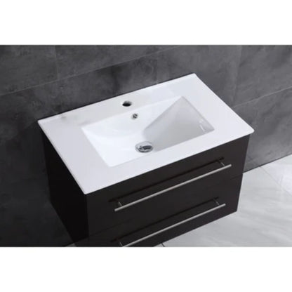 LessCare 29" Espresso Vanity Cabinet Modern