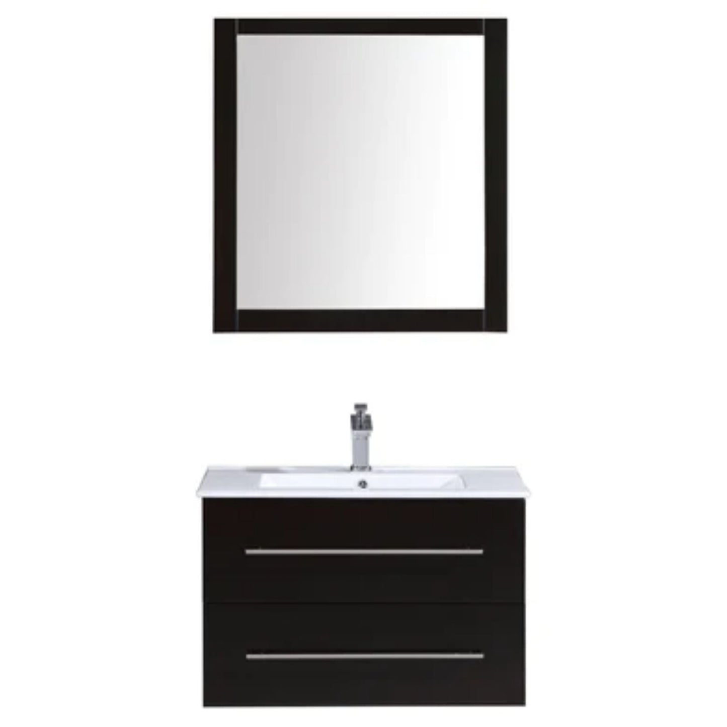 LessCare 29" Espresso Vanity Cabinet Modern