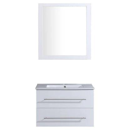LessCare 29" White Vanity Cabinet Modern