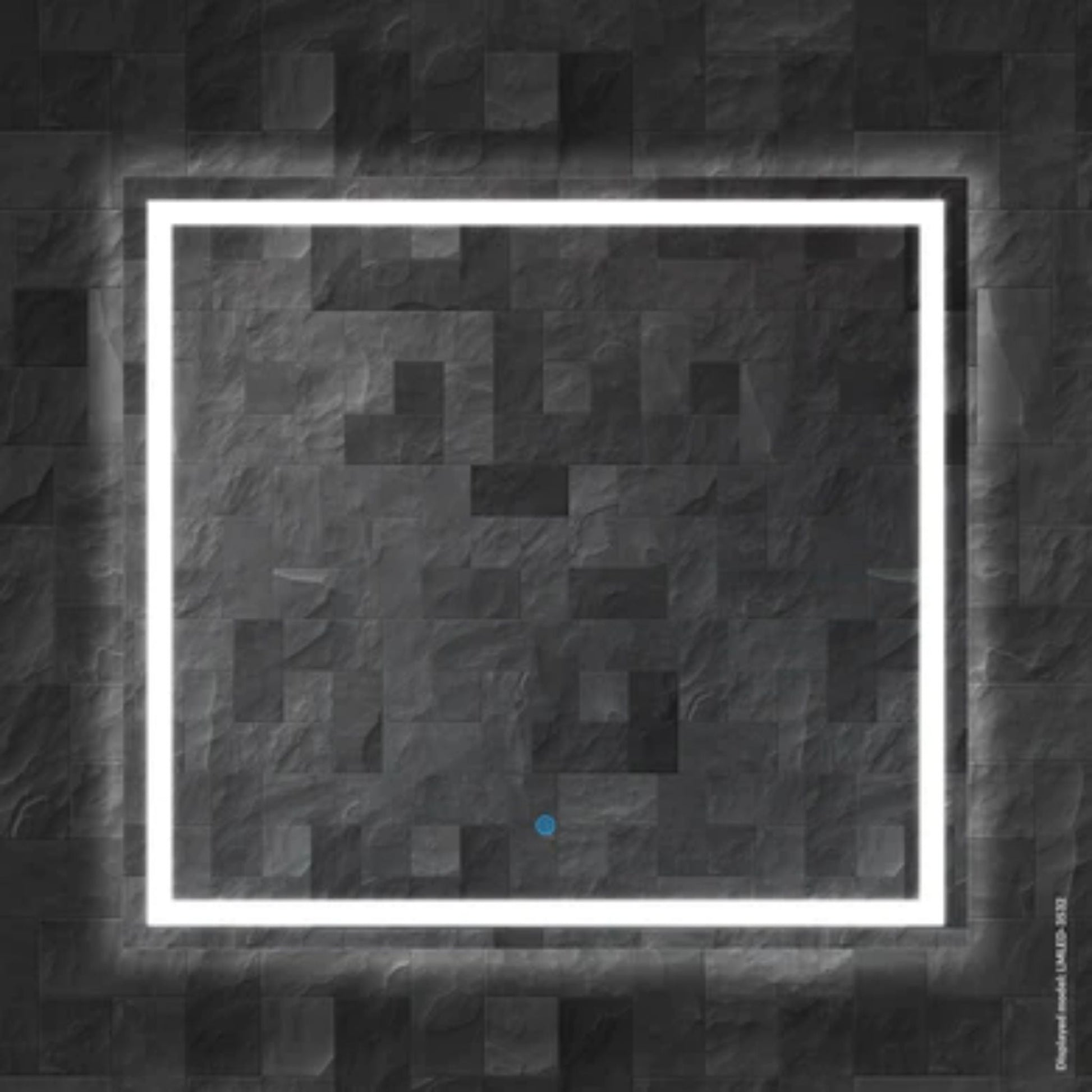 LessCare 29" x 32" Modern Super White LED Front/Backlit Frameless Mirror - Touch Sensors and Defogger