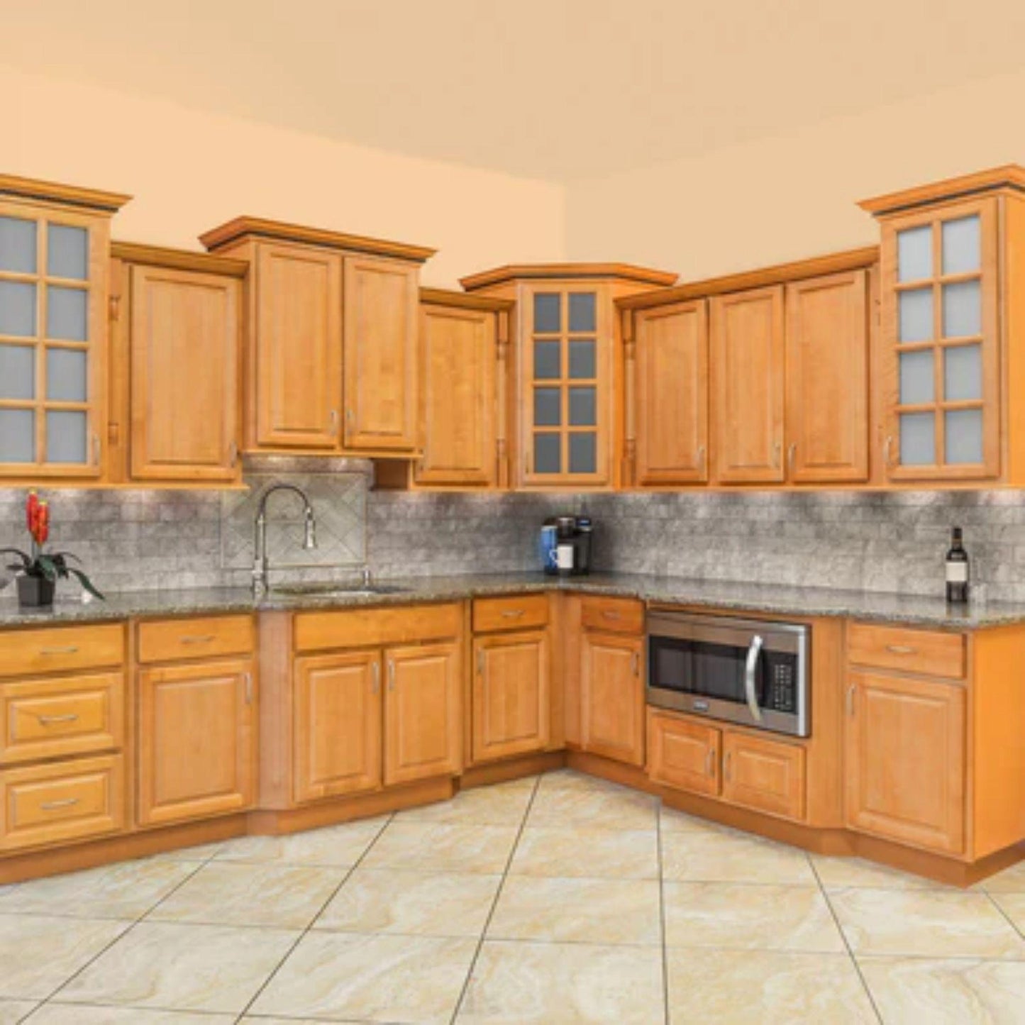 LessCare 30" x 12" x 12" Richmond Wall Kitchen Cabinet - W3012