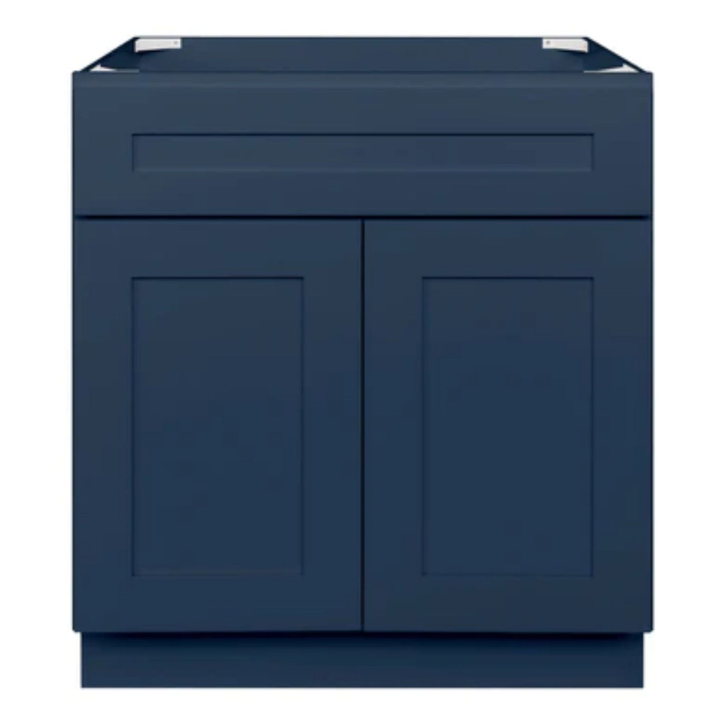LessCare 30" x 34.5" x 21" Danbury Blue Vanity Sink Base Cabinet