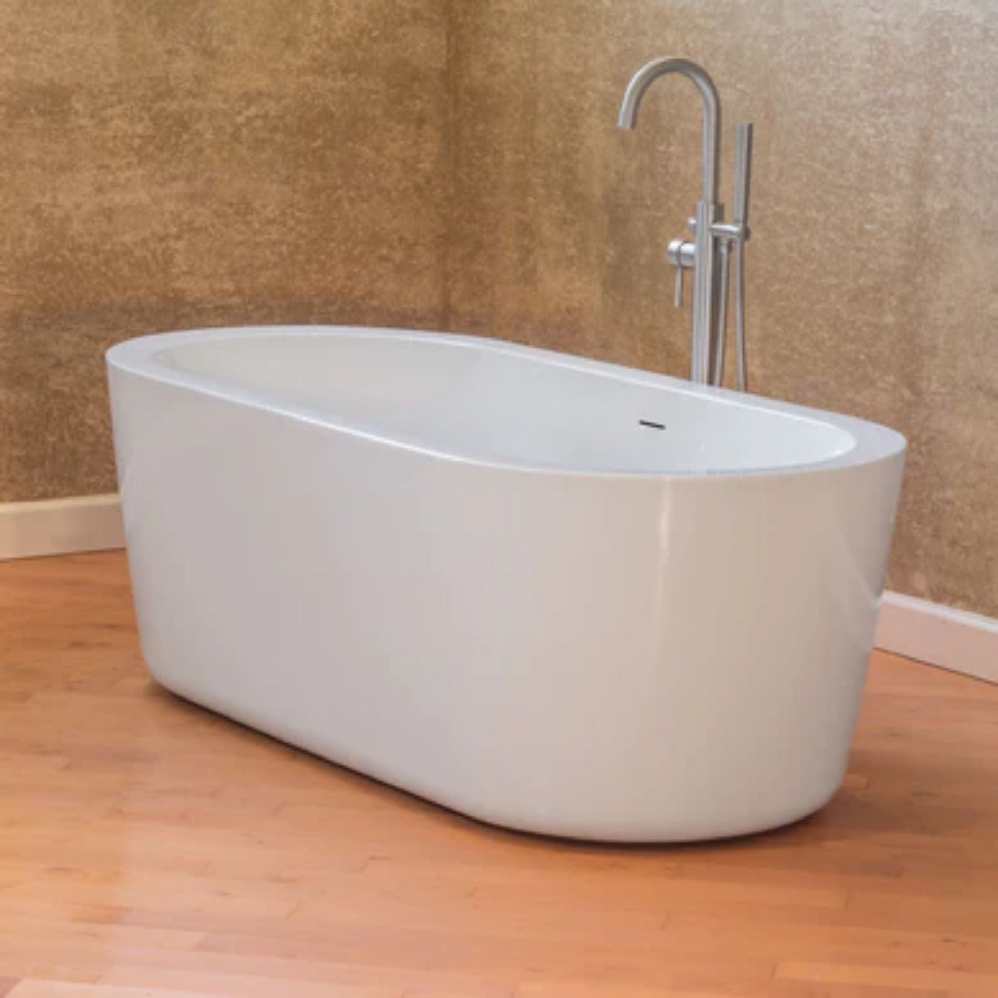 LessCare 31" Freestanding Acrylic Bathtub