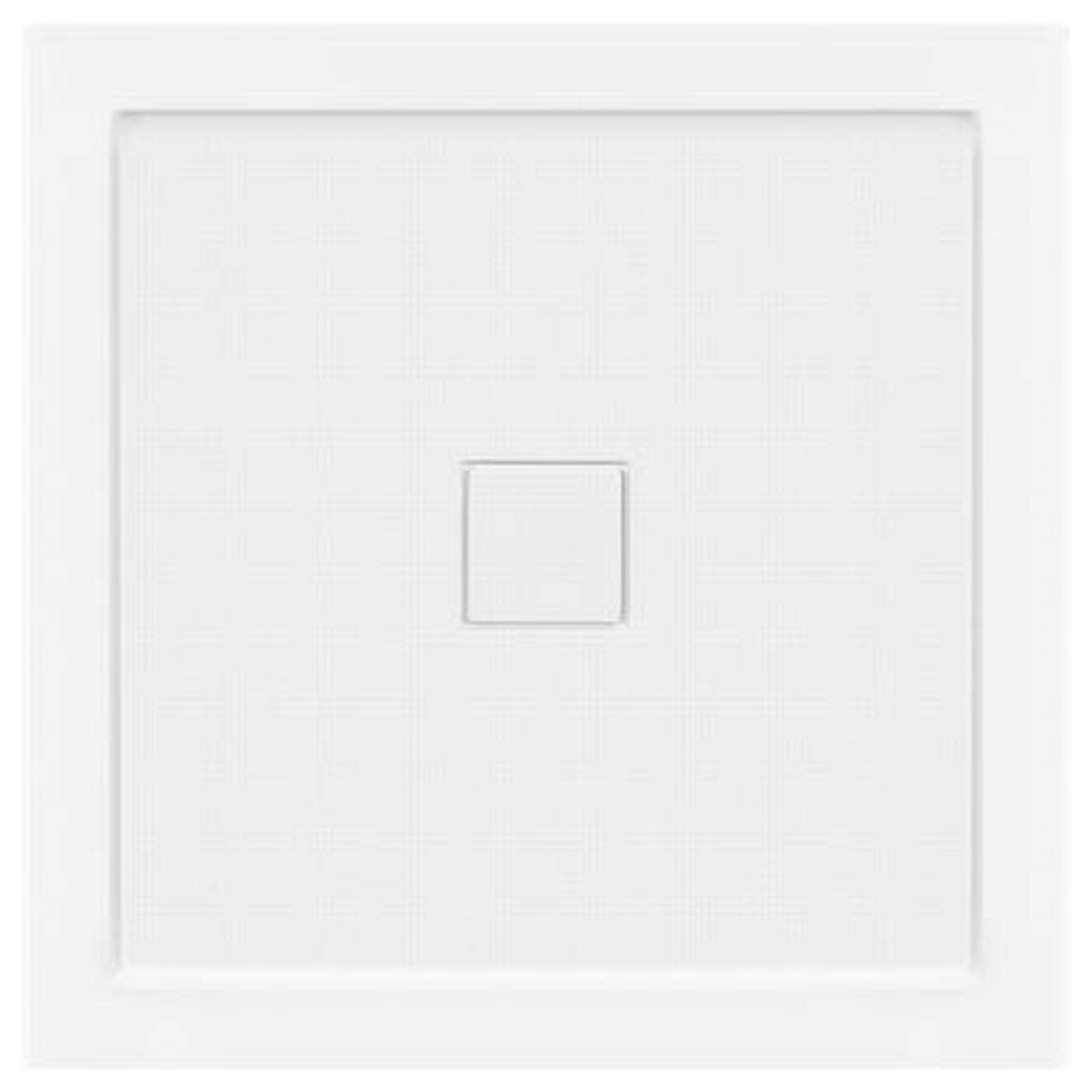 LessCare 32" x 32" Left Double Threshold Shower Pan Base Wall Corner Center Drain