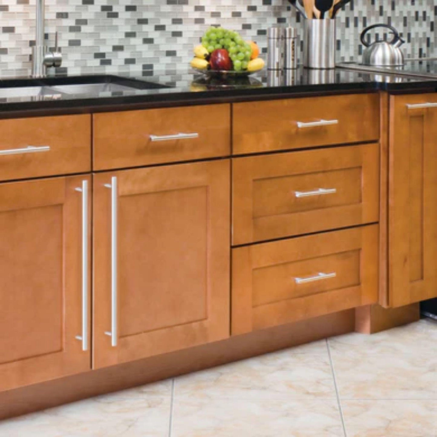 LessCare 36" Brushed Nickel Bar-Style Handle/Pull