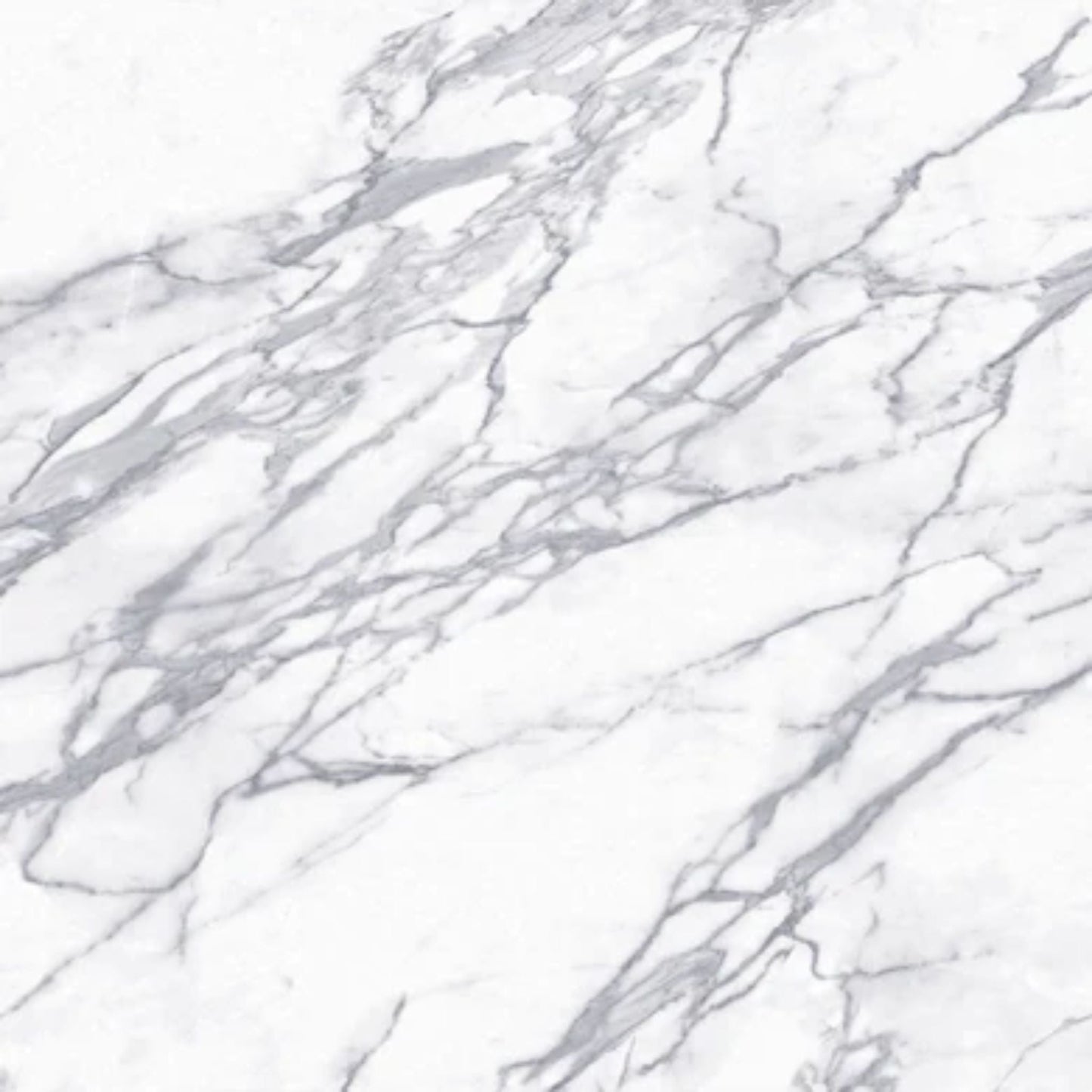 LessCare 43" x 22" Calacatta White Vanity Top with Square Sink - 8 in Faucet Spread