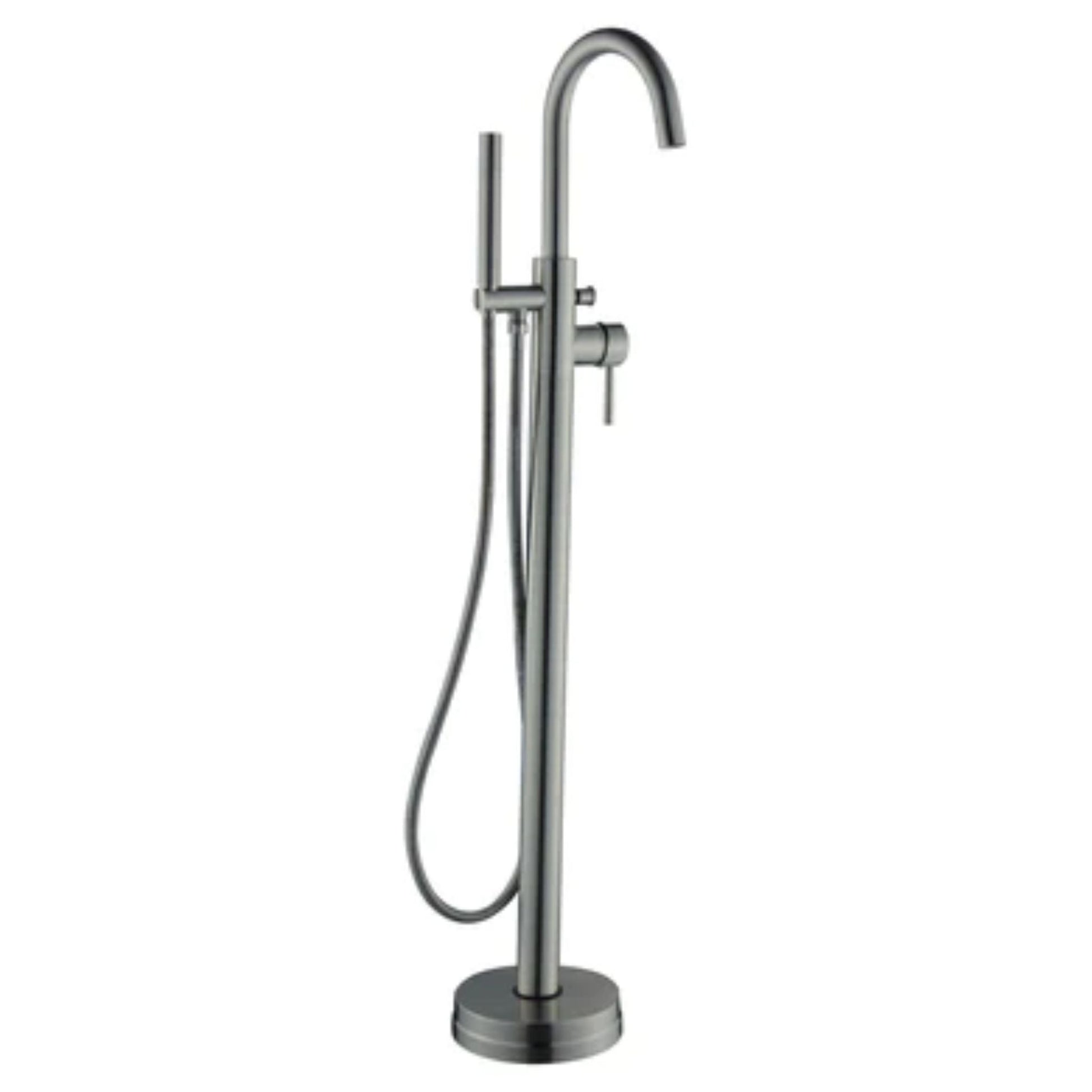 LessCare 44" Brushed Nickel Freestanding Bathtub Faucet