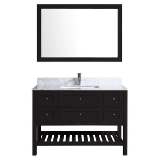 LessCare 47" Espresso Vanity Cabinet Set