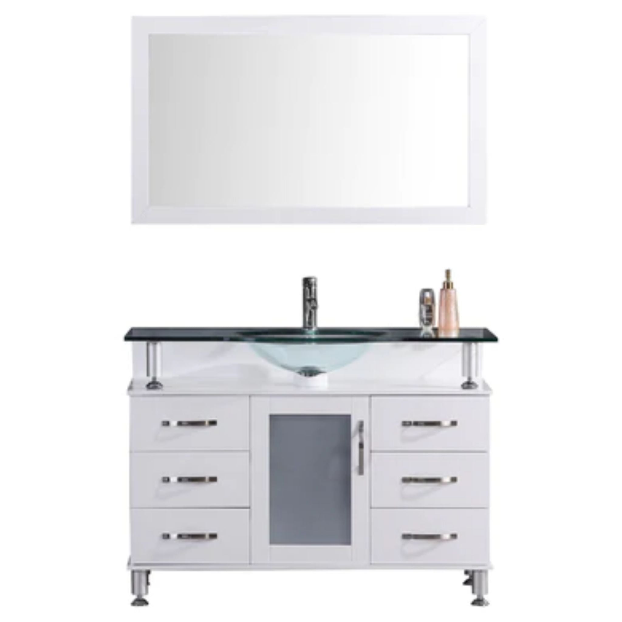 LessCare 47" White Modern Vanity US Bath Store