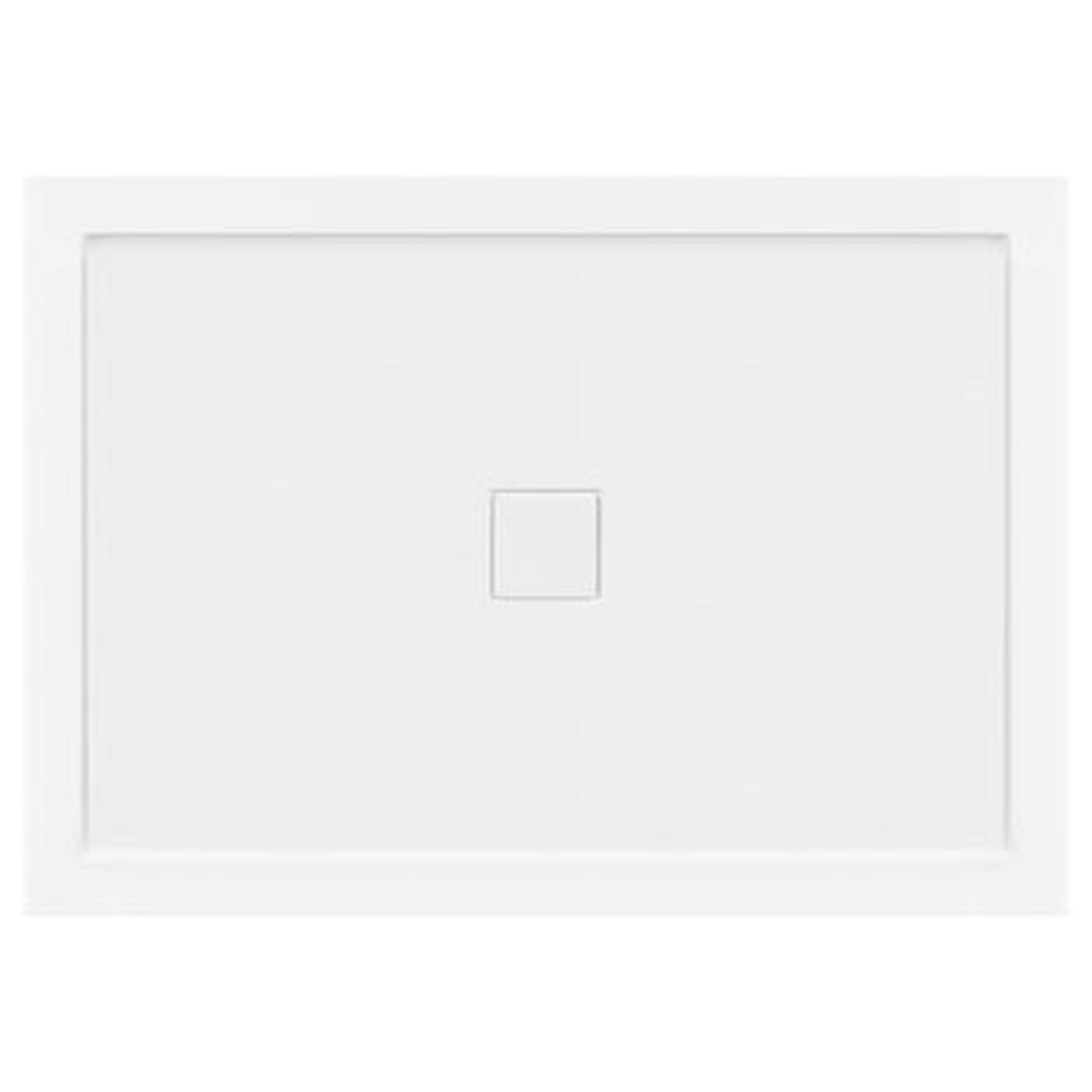 LessCare 48" x 34" Right Double Threshold Shower Pan Base Wall Corner Center Drain