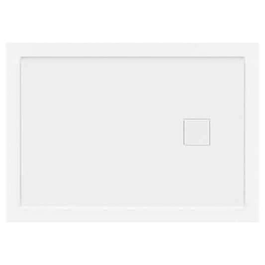 LessCare 48" x 34" Single Threshold Shower Pan Base Alcove Right Drain