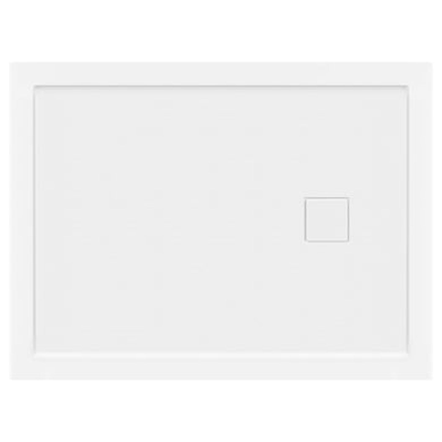 LessCare 48" x 36" Left Double Threshold Shower Pan Base Wall Corner Right Drain