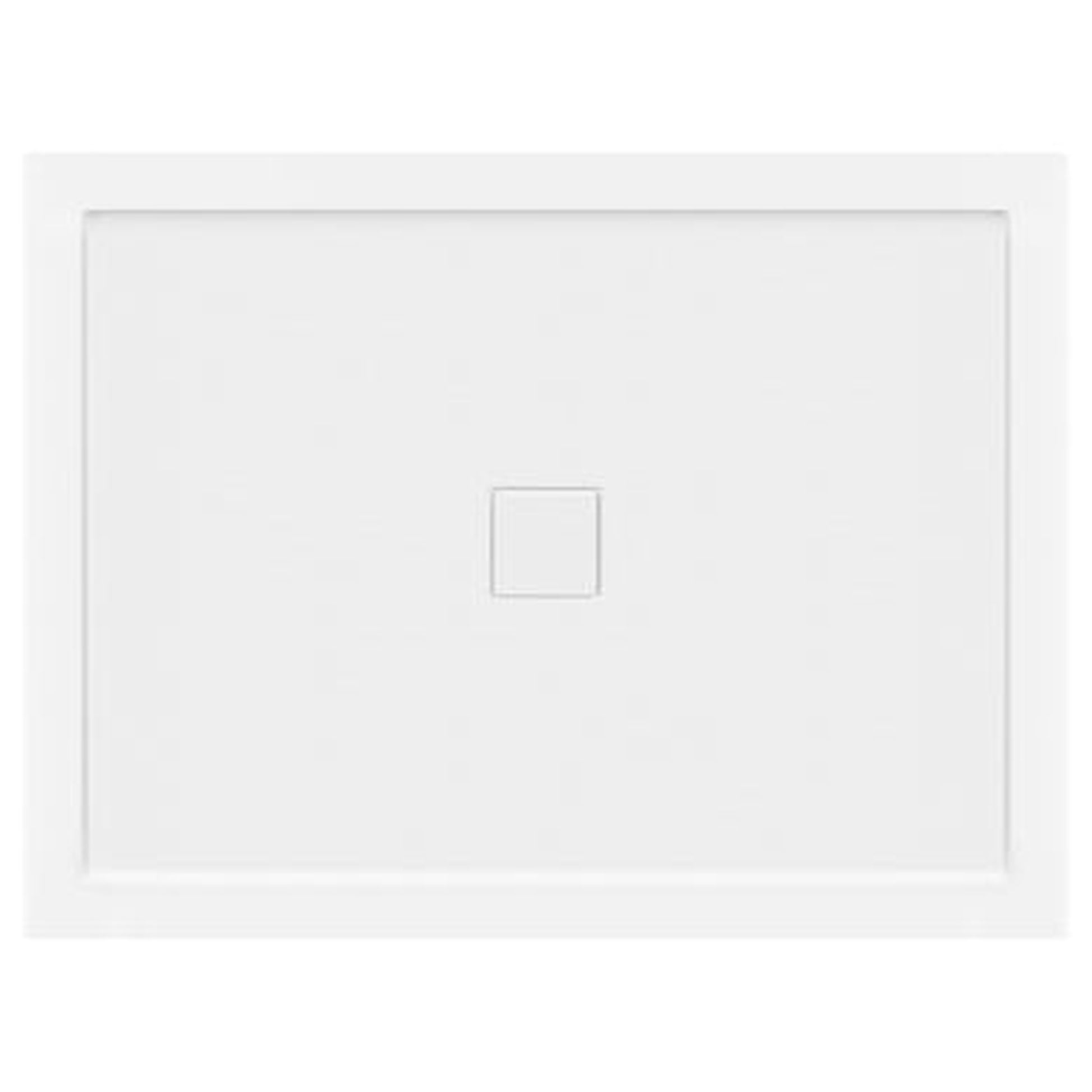 LessCare 48" x 36" Right Double Threshold Shower Pan Base Wall Corner Center Drain