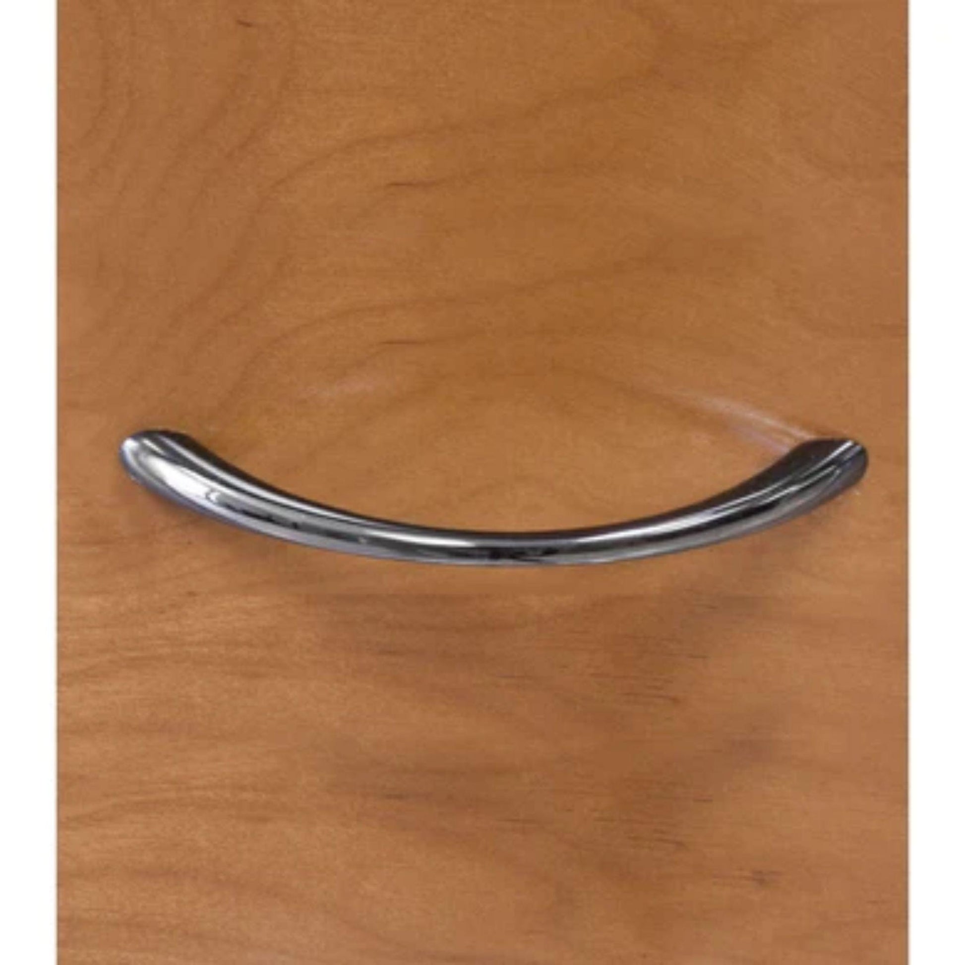 LessCare 4.375" Black Gloss Door/Drawer Pull - P-9