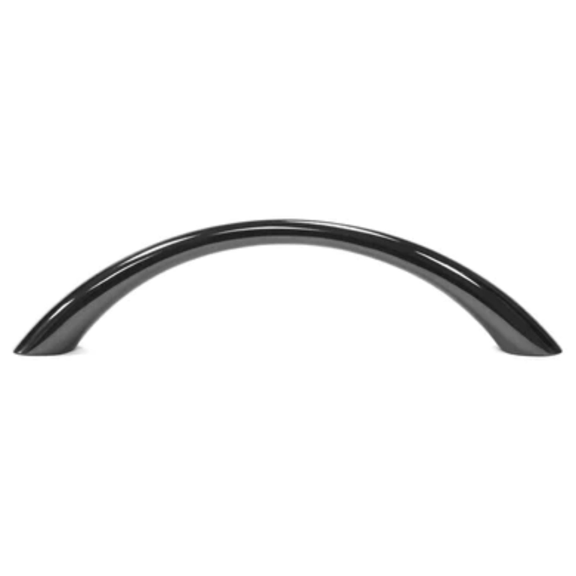 LessCare 4.375" Black Gloss Door/Drawer Pull - P-9
