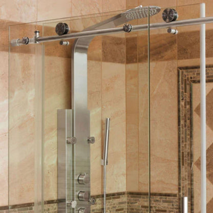 LessCare 59" Modern Shower Panel System with Massage Jets