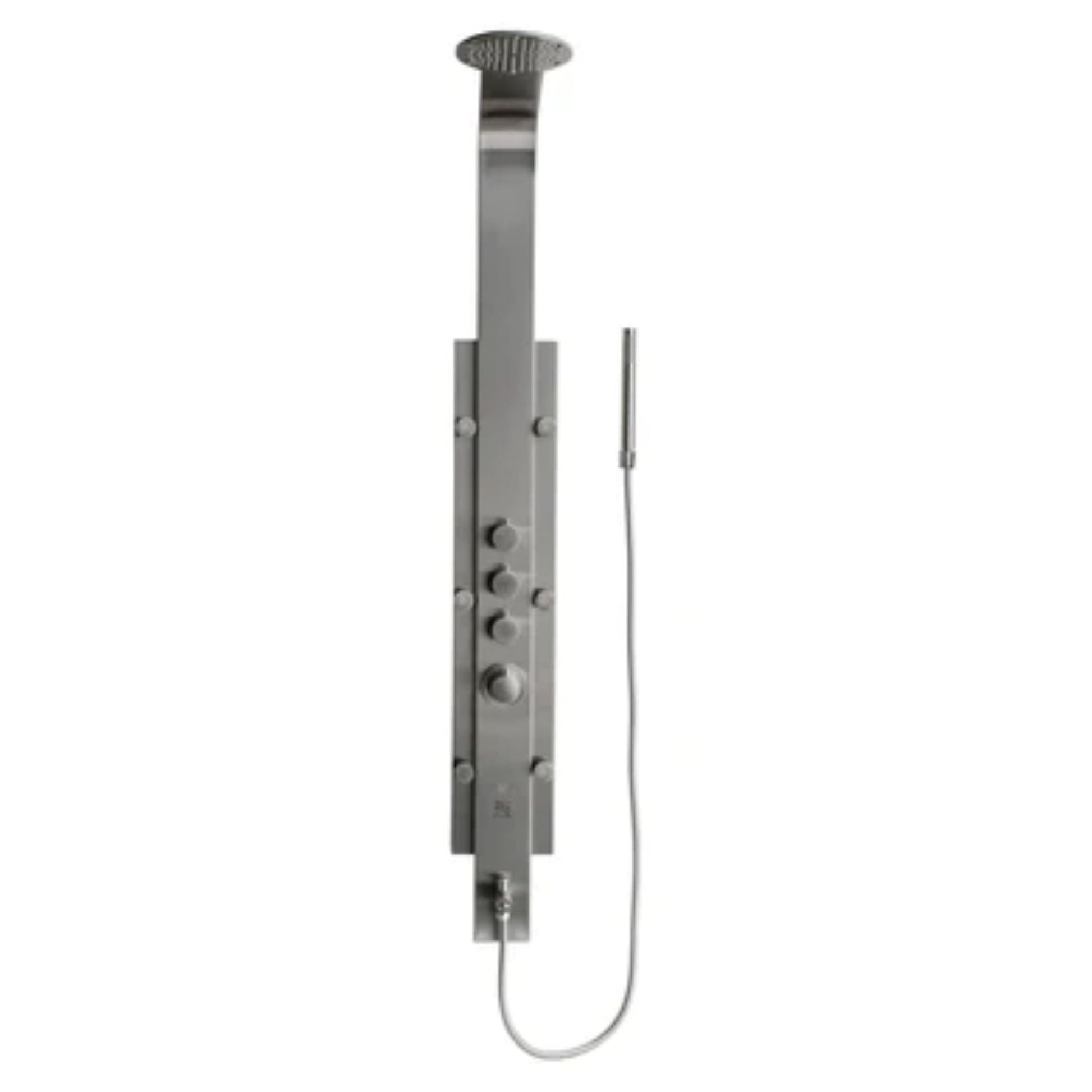 LessCare 59" Modern Shower Panel System with Massage Jets