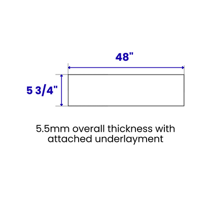 LessCare 5.5mm SPC Espresso Oak Waterproof Rigid Luxury SPC Vinyl Flooring with Padding – 21.06 Sq. Ft. per Box (Set of 11 Planks)