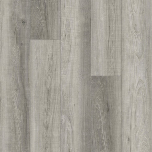 LessCare 5.5mm SPC Keystone Oak Waterproof Rigid Luxury SPC Vinyl Flooring with Padding – 21.06 Sq. Ft. per Box (Set of 11 Planks)