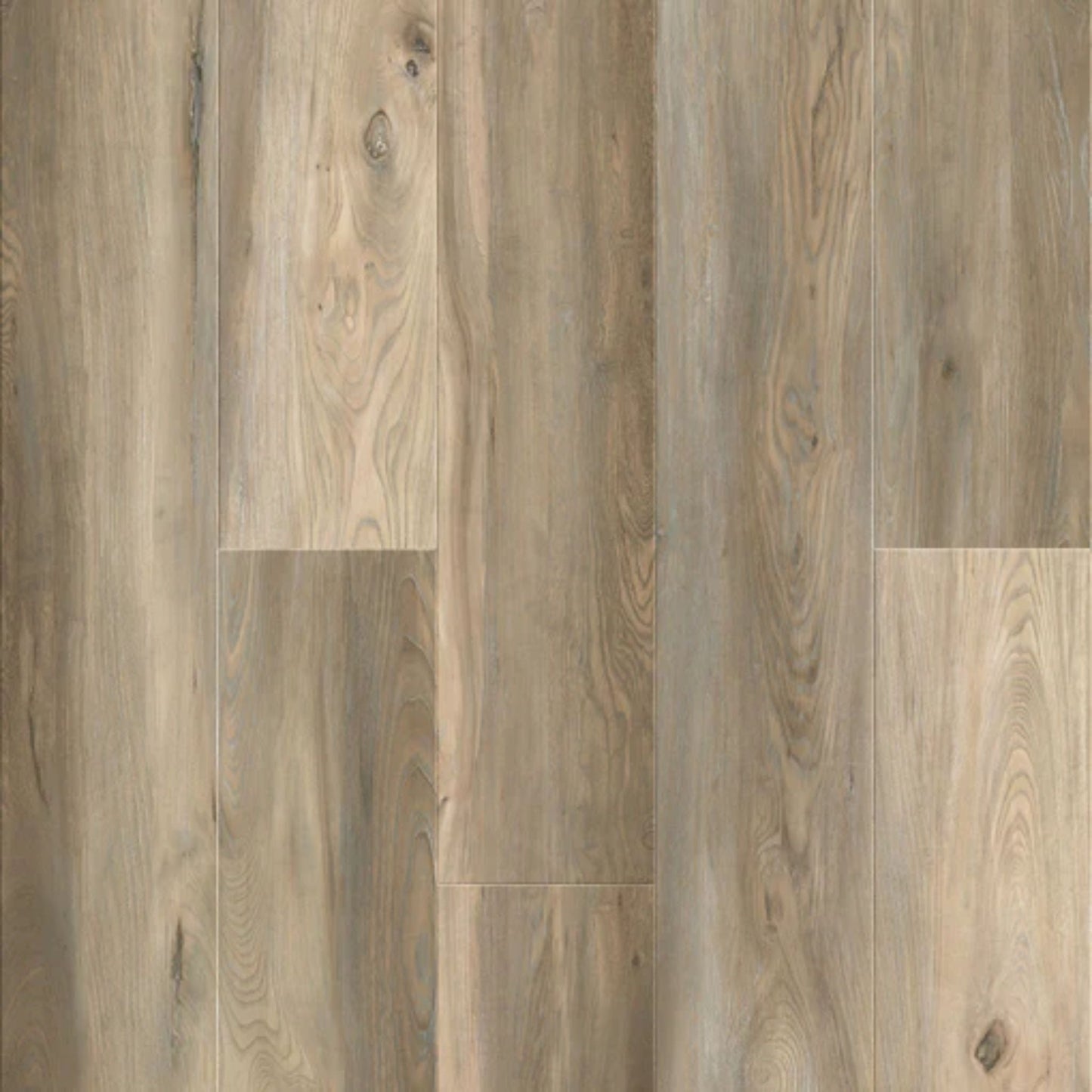 LessCare 5.5mm SPC Panda Oak Waterproof Rigid Luxury SPC Vinyl Flooring with Padding – 21.06 Sq. Ft. per Box (Set of 11 Planks)