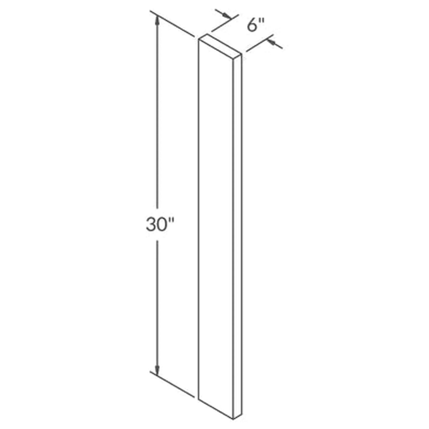 LessCare 6" x 30" Geneva Straight Filler - F630