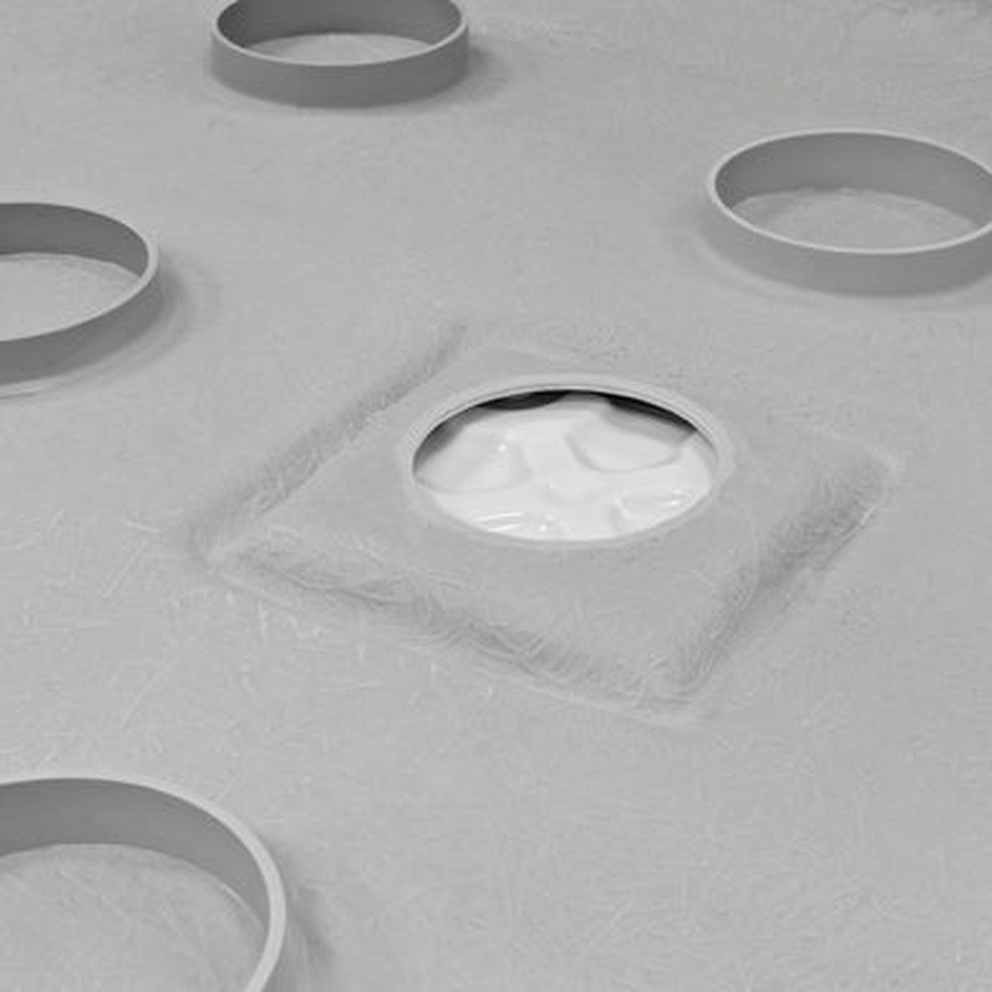 LessCare 60" x 30" Left Double Threshold Shower Pan Base Wall Corner Center Drain