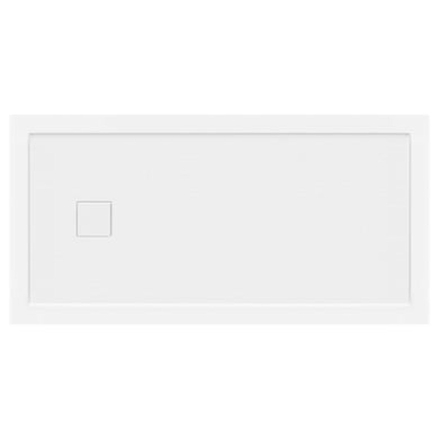 LessCare 60" x 30" Left Double Threshold Shower Pan Base Wall Corner Right Drain